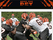Tablet Screenshot of m.bengals.com